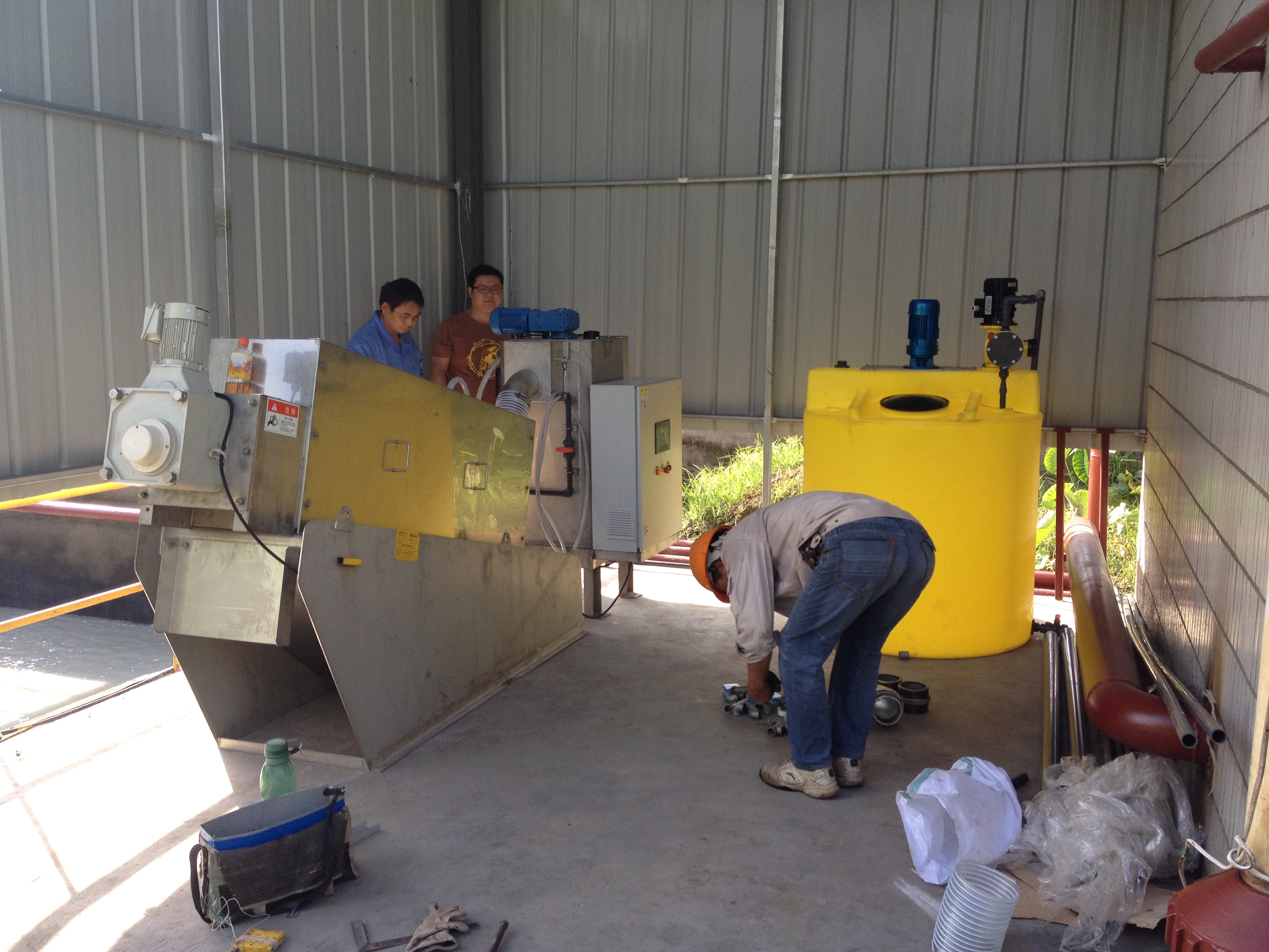 绍兴中粮安装--叠螺机整体设备照1